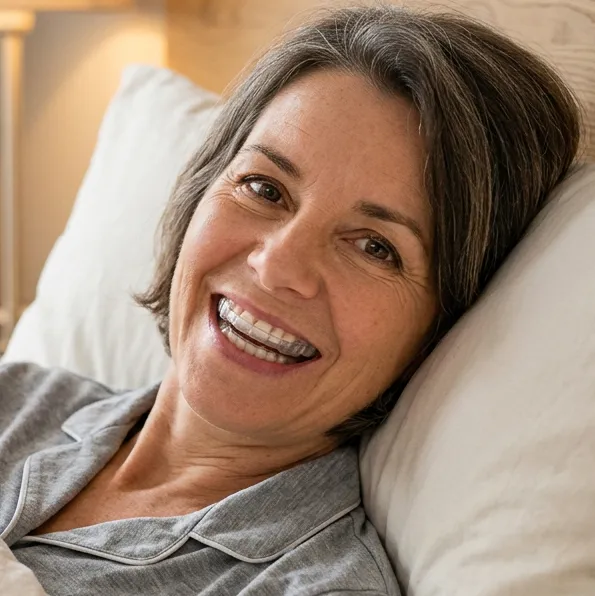 Schnarcherschiene Schnarchschiene individuell angepaasst von Zahnarzt Dillingen